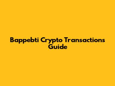 Bappebti Crypto Transactions Guide